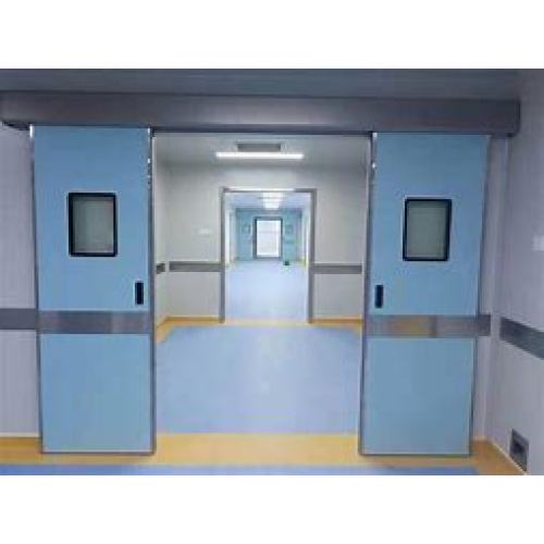 Double opening electric steel sliding door (large edge)