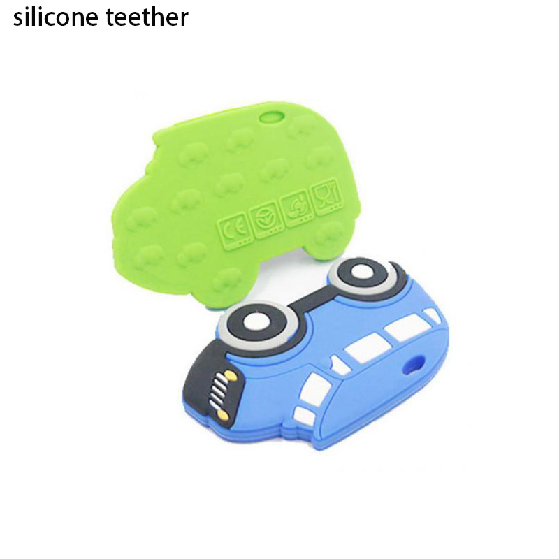Colorful silicone teether