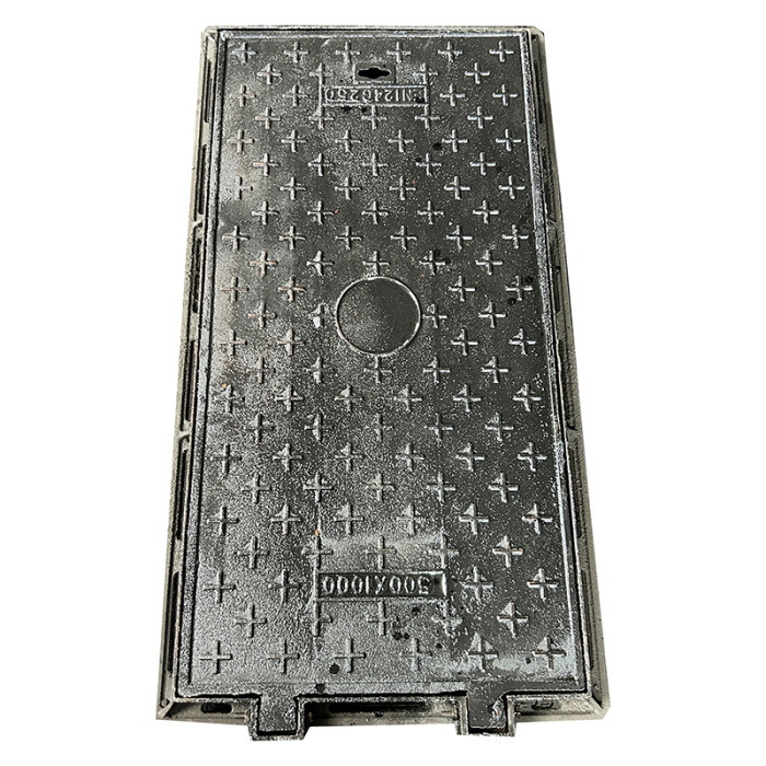 C250 500x1000mm Ductile Iron Rectangular Manhole Cover