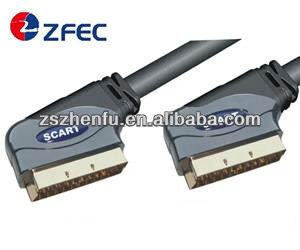 6FT SCART to SCART Cable M / M, Black