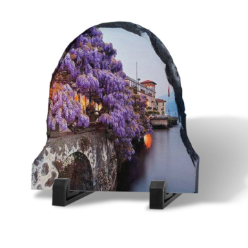 Novelty Sublimation Slate Bell Shape Photo Frame - New Product