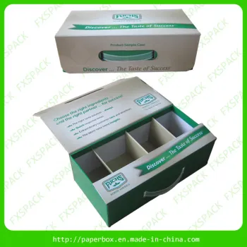 Folding Paper Box with Handle/Box with UV Varnishing