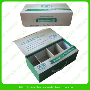 Folding Paper Box with Handle/Box with UV Varnishing