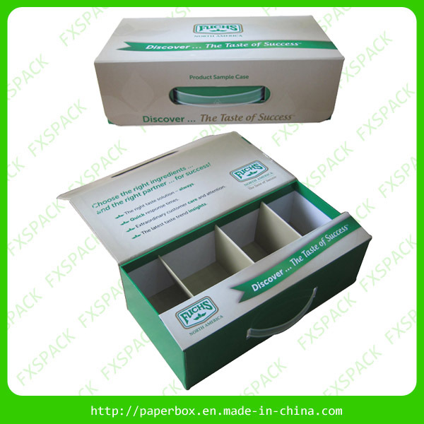 Folding Paper Box with Handle/Box with UV Varnishing