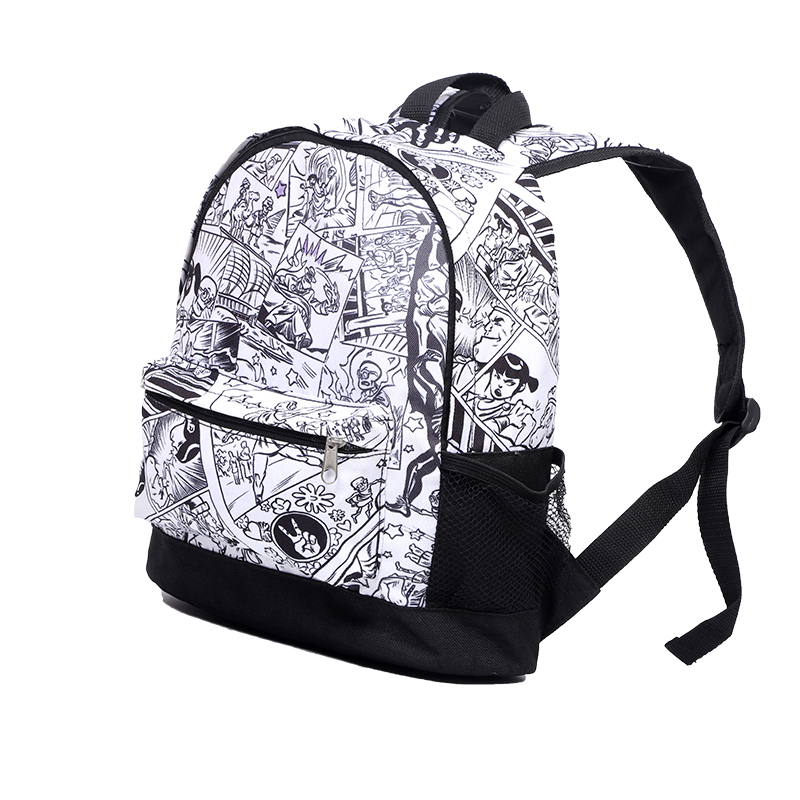 PU Graffiti Backpack Painting Bag