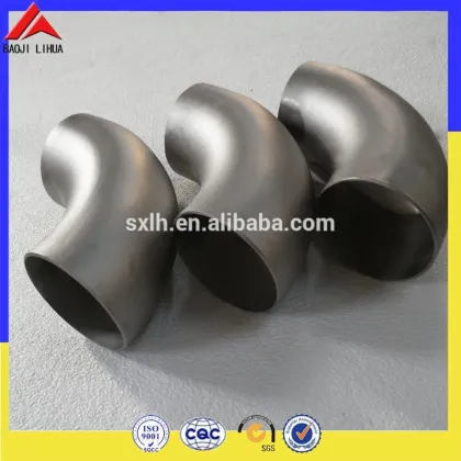 gr2 titanium pipe fittings with best price for industry