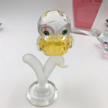 Brillant 2024 Ornements d'oiseau en verre en cristal pour les cadeaux de crémaillère et la décoration intérieure