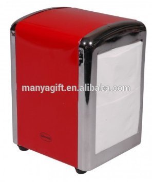 China Elements Scarlet Red Napkin Tissue Dispenser