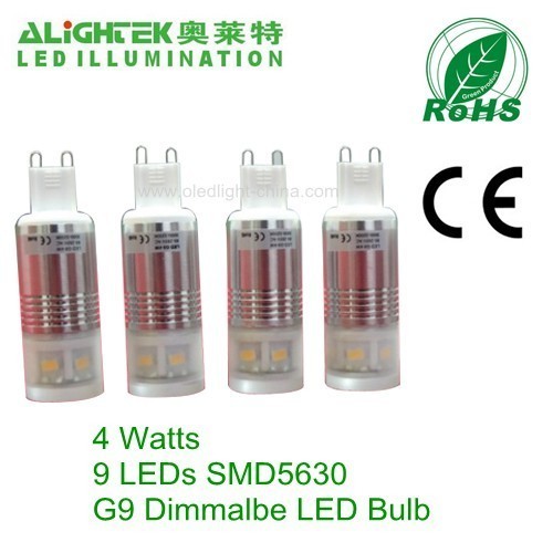 4w Dimmable G9 Led Bulb Epistar 5630led 