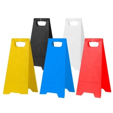 Customized PP Yellow A Shape Caution Wet Floor No Parking Warning Sign