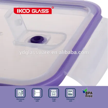 glass meal prep containers / food storage container box