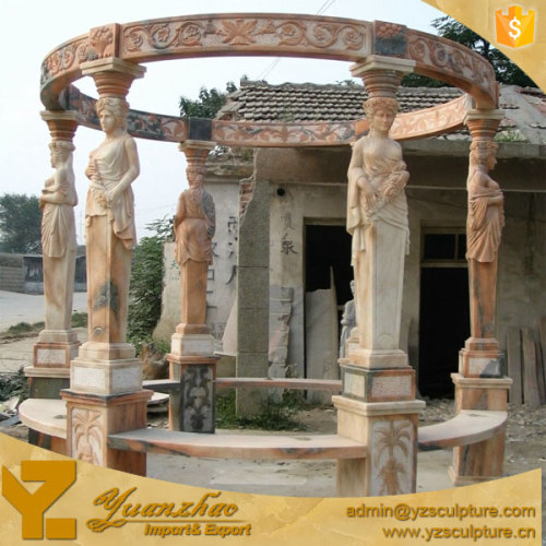 Vườn ngoài trời Thiên nhiên Marble Gazebo Bán