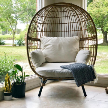 Outdoor Nordic Nest Rattan Lounge Chair