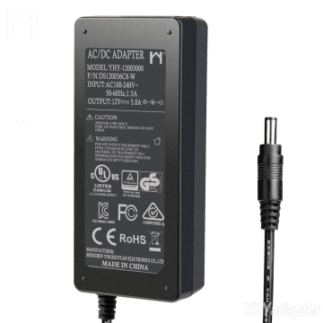 Adattatore DC da 12 VDC 3AMP 36W AC DC