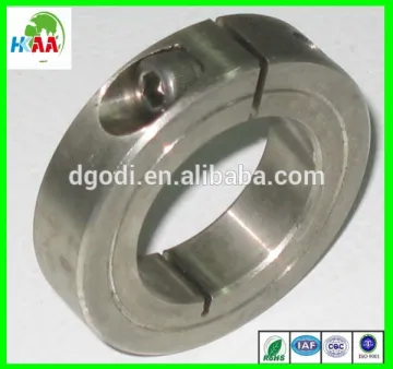 Single split shaft locking collars,one-Piece Clamp-On Shaft Collars