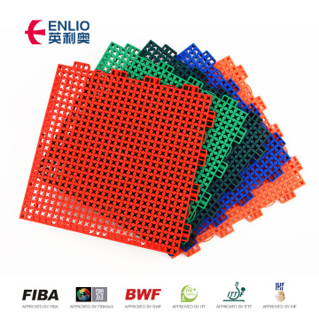 FIBA approved plastic outdoor basketball court flooring