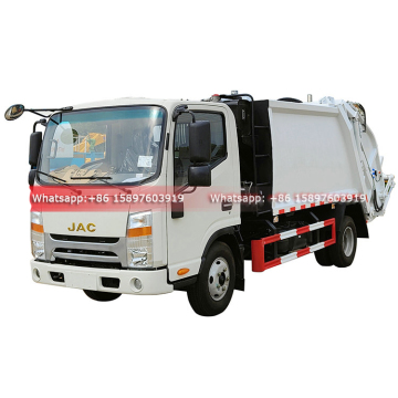 Affordable 5000 Liter JAC Compression Waste Truck for Sale: Contact +86 15897603919 via WhatsApp