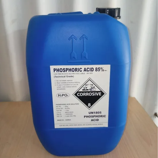 85%Purity Liquid Agriculture Grade Phosphoric Acid H3PO4