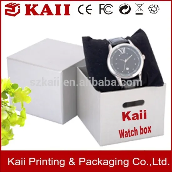 simple design economial paper watch box, fast delivery paper watch box excellent service