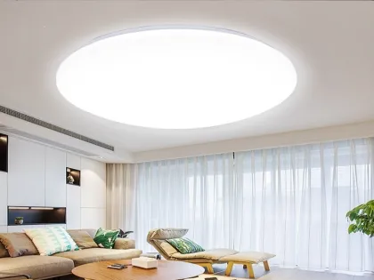 24W solid wood ceiling lamp