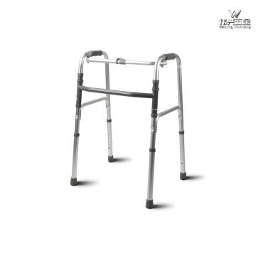 Innovative Dual Button Wheelless Walker