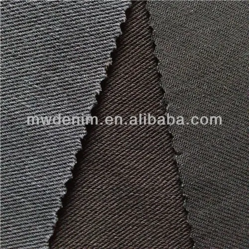 Black knit denim designer fabrics jeans material