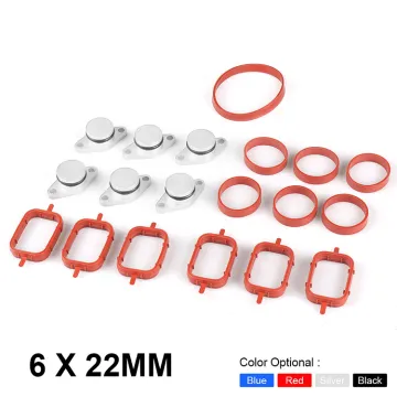BMW M47 Engine Repair: 6x22mm Auto Replacement Parts, Swirl Blanks, Flaps, and Intake Gaskets Kit