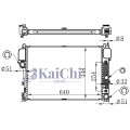 2875 Bộ tản nhiệt Mercedes S550/CL550/S63AMG/S600 5.5L 07-11