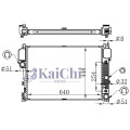 2875 Radiateur Mercedes S550 / CL550 / S63AMG / S600 5.5L 07-11