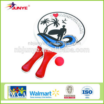 Ning Bo Jun Ye Wooden Beach Ball Racket Set