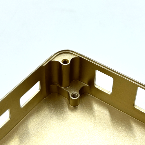 Shell de roteador inteligente de liga de alumínio dourado