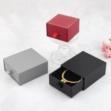 Customized Logo Printed Luxury Sliding Drawer Paper Packaging Gift Box