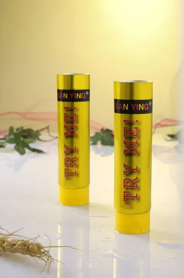 Yellow Ointment Abl Laminated Tube Round Offset Printing For Bb Cream
