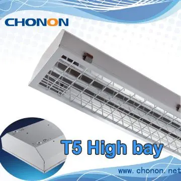 Safety T5 led highbay fitting with wire-guard