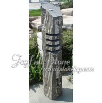 Basalt Stone Outdoor Post Lantern