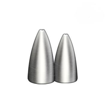 OEM 50pcs/pack Bullet Shape Texas Rig Metal Sinker 1.8G-20G Fishing Weights
