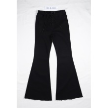 Jeans de jeans damas de cuerda jeans negros