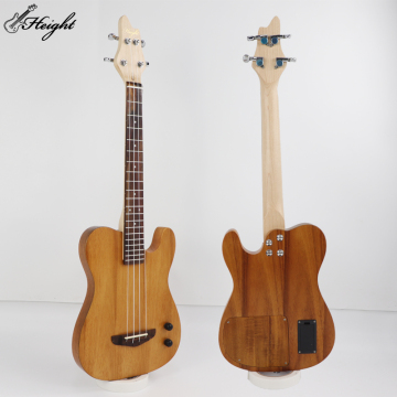 Ukulele eléctrico de 30 pulgadas al por mayor, ukelele bajo, ukelele acústico de 4 cuerdas y accesorios de guitarra