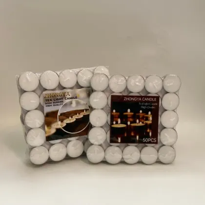 tea lights focus on 6 hours burning