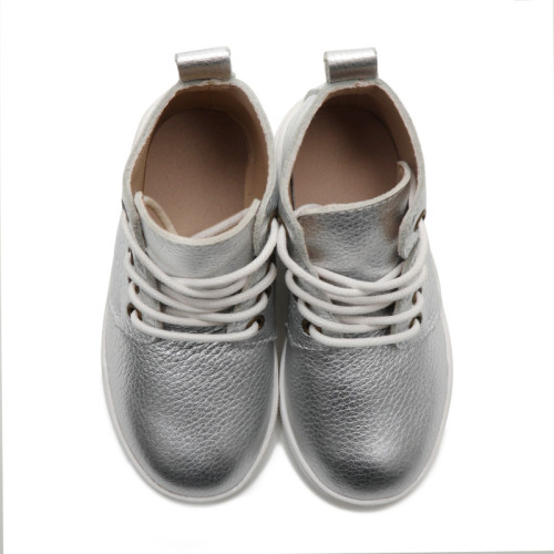 Leder High Top Children Knöchelstiefel