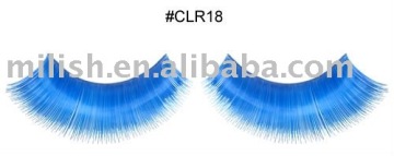 handmade color blue fake eyelashes extension ME-0024