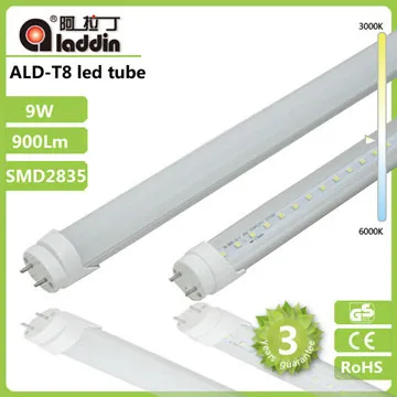 T8 9W isolated led tube light SMD2835
