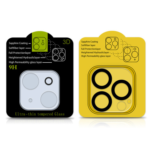iPhone12 ProMax Silk Print Tempered Glass Lens Protector