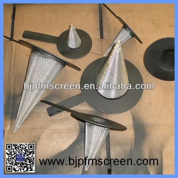 304 Stainless Steel Mesh Conical Strainer