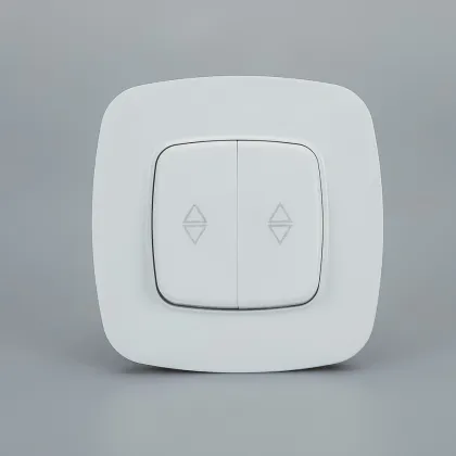 2 Gang European Standard Double Way Wall Light Switch