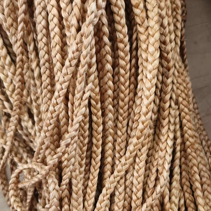 jute braided ropes for handmade jute carpet rugs