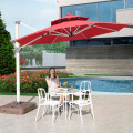 Roman solar lamp round umbrella