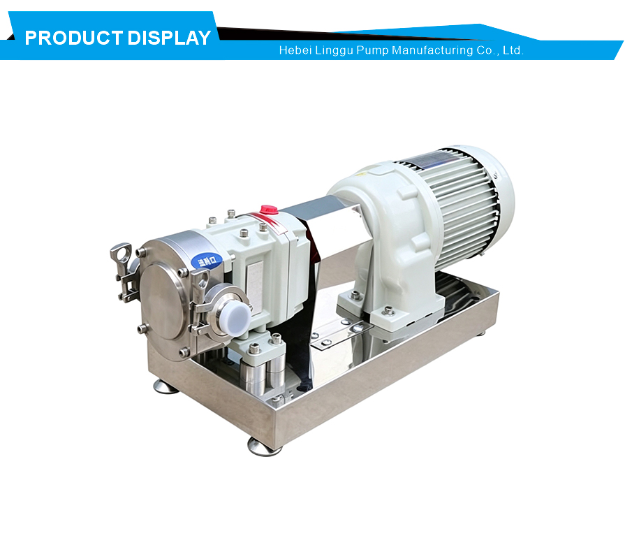 Tri lobe rotary pump