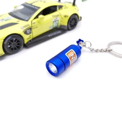Fire Extinguisher Turbo Nos LED Keychain