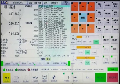 Taiwan LNC controller system servo motor CNC router you can import from china